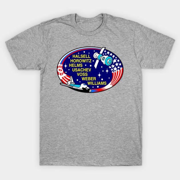 STS-101 Mission Patch T-Shirt by Spacestuffplus